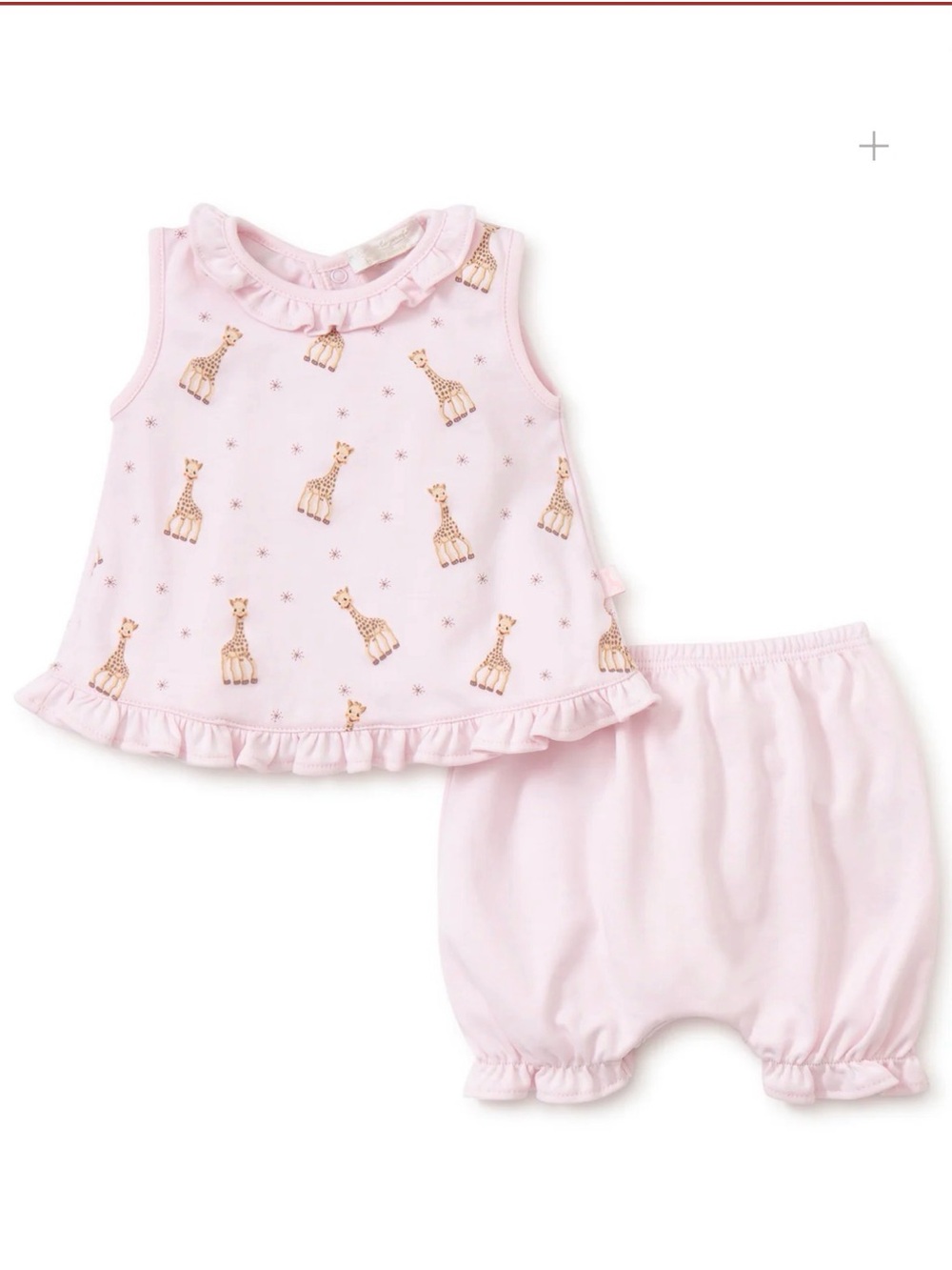 Sophie la girafe Pink Print Sunsuit